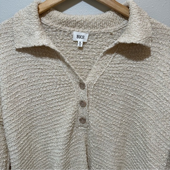 BKE Collared Henley Sweater - Picture 12 of 14